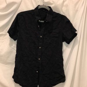 Black button up